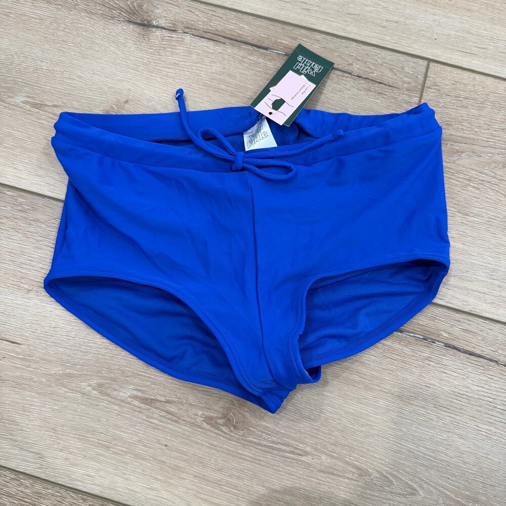 Wild Fable Low Rise Swim Boy Shorts NWT Royal Blue - Small